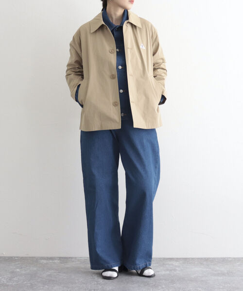 GEVACO（ゲバコ）の「【GEVACO/ゲバコ】ウェザーショートブルゾン（ブルゾン・レディース・ベージュ/ネイビー・36/38）」の10枚目の写真