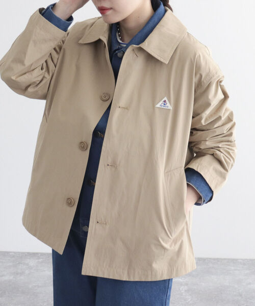 GEVACO（ゲバコ）の「【GEVACO/ゲバコ】ウェザーショートブルゾン（ブルゾン・レディース・ベージュ/ネイビー・36/38）」の16枚目の写真