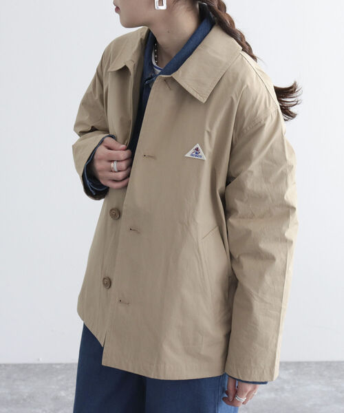 GEVACO（ゲバコ）の「【GEVACO/ゲバコ】ウェザーショートブルゾン（ブルゾン・レディース・ベージュ/ネイビー・36/38）」の17枚目の写真
