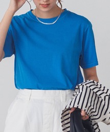 無地 ピグメント染め ベーシック半袖Tシャツ 古着風