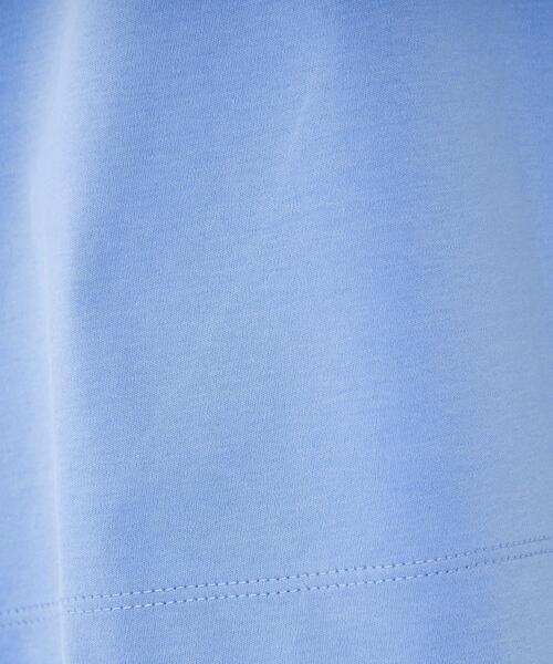 green label relaxing（グリーンレーベルリラクシング）の「オーバーサイズ Tシャツ -抗菌防臭・制菌-（Tシャツ/カットソー・レディース・ブラック/ホワイト/ライトブルー・FREE）」の4枚目の写真