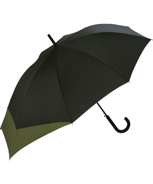 Wpc.(ダブリュピーシー)の「Wpc./ダブリュピーシー BACK PROTECT UMBRELLA(長傘・レディース・グレー/ブラック/ネイビー/ベージュ/カーキ/ライトブルー/ブラウン/ブルー系・FREE)」の2枚目の写真