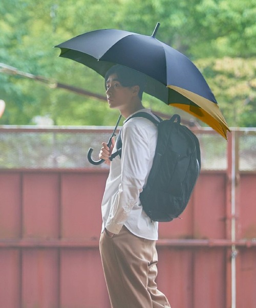 Wpc.(ダブリュピーシー)の「Wpc./ダブリュピーシー BACK PROTECT UMBRELLA(長傘・レディース・グレー/ブラック/ネイビー/ベージュ/カーキ/ライトブルー/ブラウン/ブルー系・FREE)」の13枚目の写真