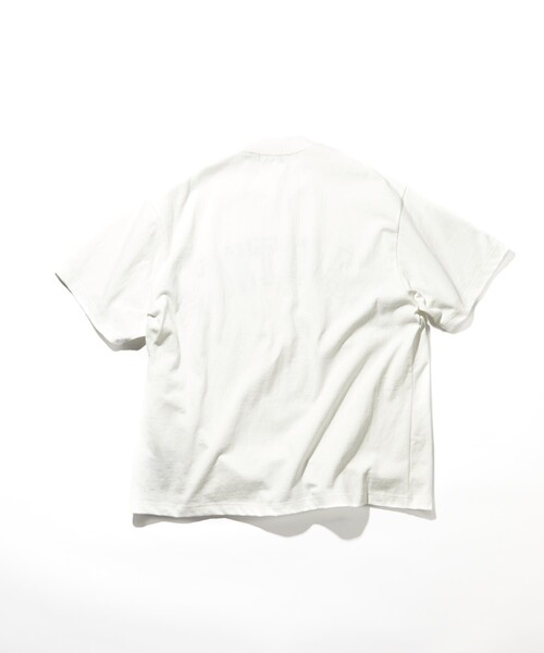 NAUTICA（ノーティカ）の「NAUTICA/ノーティカ Arch Logo S/S Tee/アーチロゴ ショートスリーブ Tシャツ（Tシャツ/カットソー・メンズ・ブラック/マスタード/ネイビー/ライトグレー/グリーン/ホワイト・SMALL/MEDIUM/X-LARGE/LARGE）」の17枚目の写真