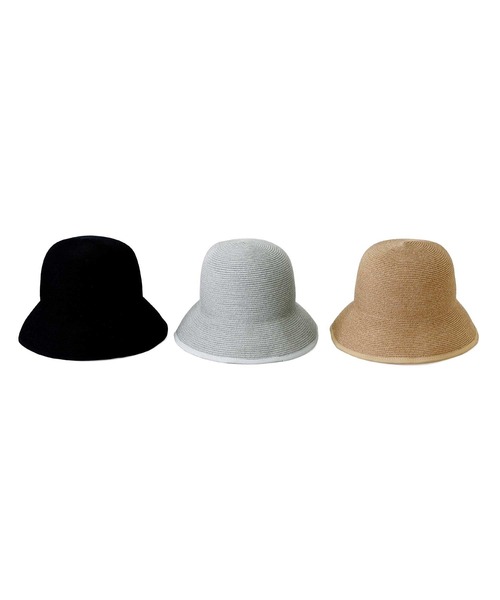 Odds（オッズ）の「odds WASHABLE HAT オッズ ウォッシャブルハット バケットハット 麦わら帽子 折りたたみ 洗濯可能（ハット・レディース・ブラック/グレー/ブラウン・FREE）」の10枚目の写真
