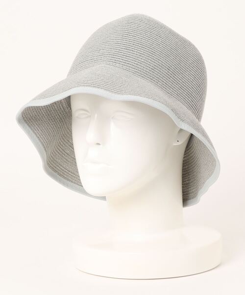 Odds（オッズ）の「odds WASHABLE HAT オッズ ウォッシャブルハット バケットハット 麦わら帽子 折りたたみ 洗濯可能（ハット・レディース・ブラック/グレー/ブラウン・FREE）」の5枚目の写真