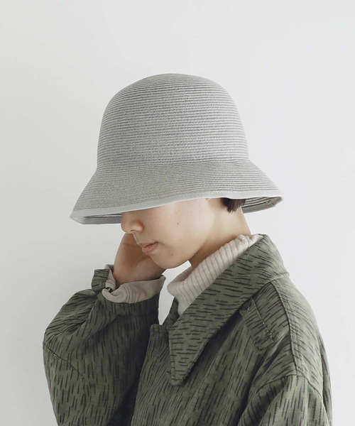 Odds（オッズ）の「odds WASHABLE HAT オッズ ウォッシャブルハット バケットハット 麦わら帽子 折りたたみ 洗濯可能（ハット・レディース・ブラック/グレー/ブラウン・FREE）」の9枚目の写真