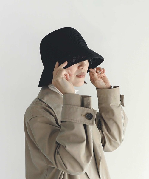 Odds（オッズ）の「odds WASHABLE HAT オッズ ウォッシャブルハット バケットハット 麦わら帽子 折りたたみ 洗濯可能（ハット・レディース・ブラック/グレー/ブラウン・FREE）」の18枚目の写真
