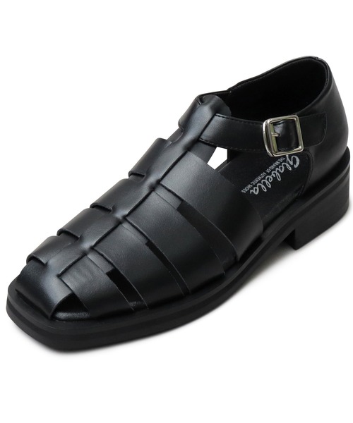 glabella（グラベラ）の「SQUARE GURKHA SANDALS（サンダル・メンズ・ブラック・26.0cm/27.0cm/25.0cm）」の6枚目の写真