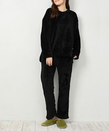 ElegChic（エレグシック）の「ファーフリース上下セット（ルームウェア/パジャマ）」