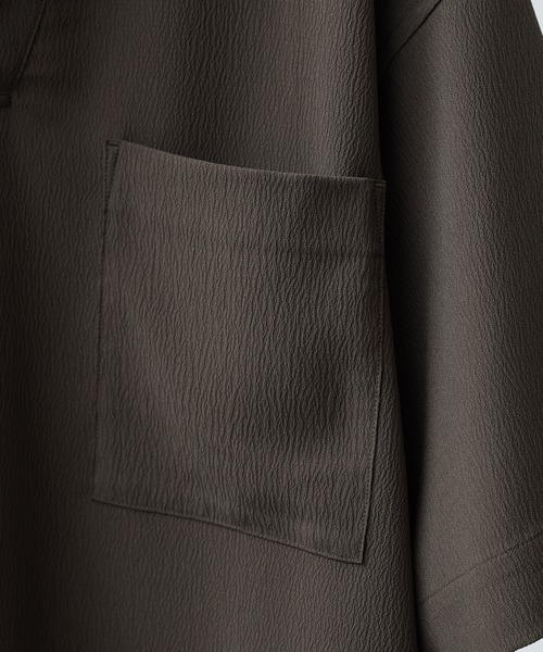 WYM LIDNM（ウィム バイ リドム）の「WASHER H/S SKIPPER SHIRT（シャツ/ブラウス・メンズ・チャコール/ダークネイビー/グレー系/ブラウン系・S/M/L）」の13枚目の写真