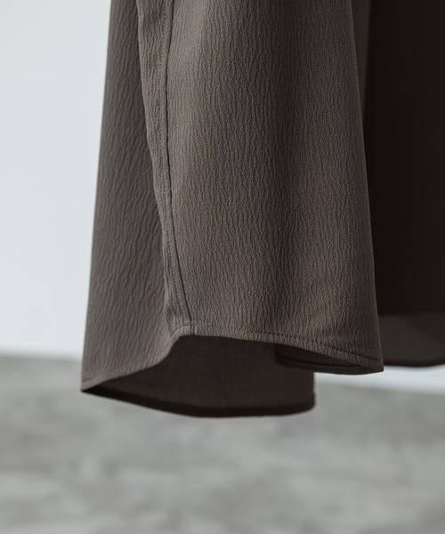 WYM LIDNM（ウィム バイ リドム）の「WASHER H/S SKIPPER SHIRT（シャツ/ブラウス・メンズ・チャコール/ダークネイビー/グレー系/ブラウン系・S/M/L）」の14枚目の写真