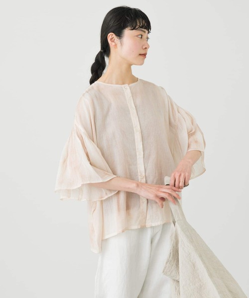かぐれ（カグレ）の「ピグメントダイ2WAYブラウス（シャツ