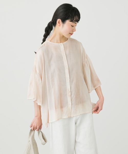 かぐれ（カグレ）の「ピグメントダイ2WAYブラウス（シャツ