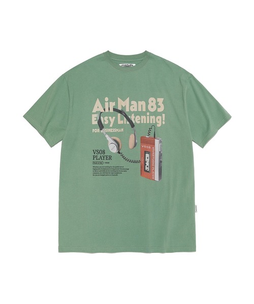 VIVASTUDIO(ビバスタジオ)の「【UNISEX】vivastudio/VS08 PLAYED Tシャツ 2193500(Tシャツ/カットソー・メンズ・グリーン/ブラック/ホワイト・SMALL/LARGE/MEDIUM/X-LARGE)」の3枚目の写真