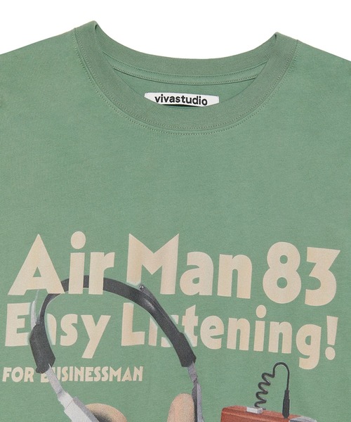 VIVASTUDIO(ビバスタジオ)の「【UNISEX】vivastudio/VS08 PLAYED Tシャツ 2193500(Tシャツ/カットソー・メンズ・グリーン/ブラック/ホワイト・SMALL/LARGE/MEDIUM/X-LARGE)」の10枚目の写真