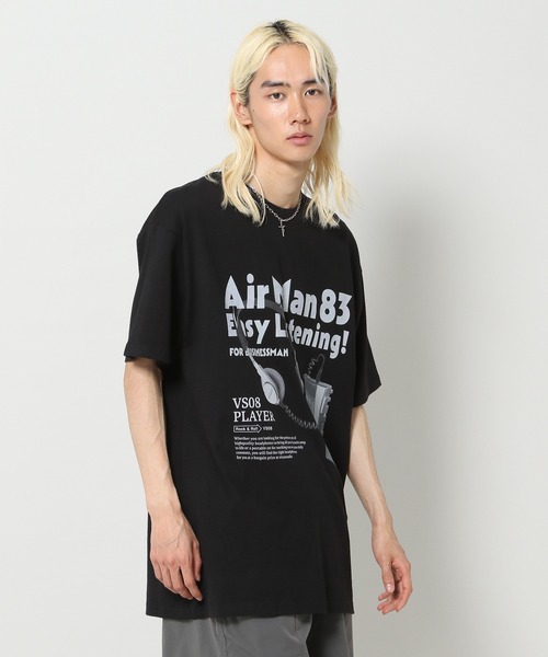 Tシャツ・カットソー [ VIVASTUDIO]VS08 PLAYER TEE [BLACK] VIVASTUDIO]VS08 PLAYER TEE [BLACK] (vivastudio/Tシャツ