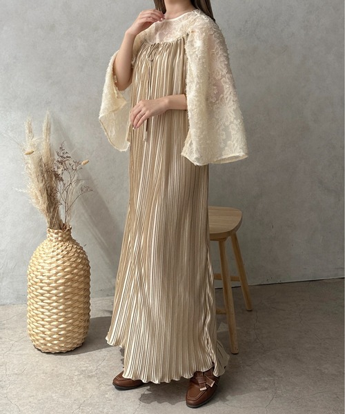 apres jour clair】プリーツキャミワンピース【ZOZOTOWN限定アイテム