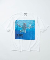 MUSIC TEE | MUSIC TEE/ミュージックティー 「NIRVANA」 NEVERMIND TEE/ニルヴァーナ プリント グラフィック 半袖Tシャツ(Tシャツ/カットソー)