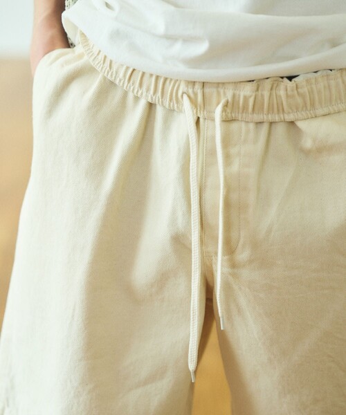 TOWNCRAFT(タウンクラフト)の「TOWN CRAFT/タウンクラフト 別注 ワンポイント イージーデニムショーツ/リラックスフィット ハーフパンツ(デニムパンツ・メンズ・オフホワイト/ブルー/ネイビー・SMALL/MEDIUM/LARGE)」の16枚目の写真