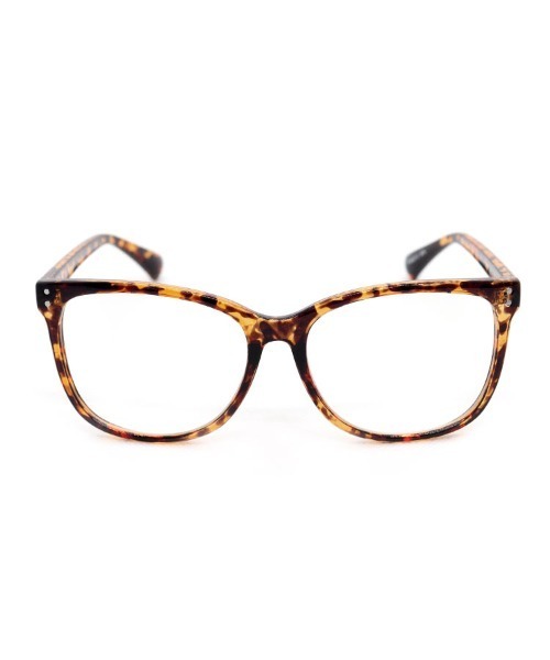 DONOBAN(ドノバン)の「【UVカット率 99%以上】 ボスリントンビッグフレームメガネ(メガネ・レディース・クリアブラウン/ブラウン系その他/ブラック/ブラック系その他・ONESIZE)」の10枚目の写真