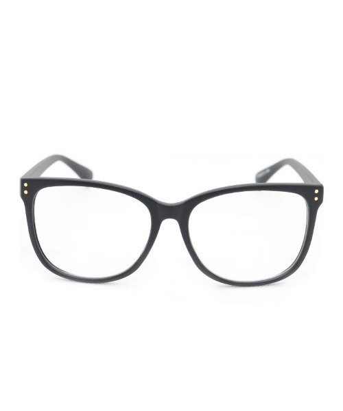 DONOBAN(ドノバン)の「【UVカット率 99%以上】 ボスリントンビッグフレームメガネ(メガネ・レディース・クリアブラウン/ブラウン系その他/ブラック/ブラック系その他・ONESIZE)」の12枚目の写真