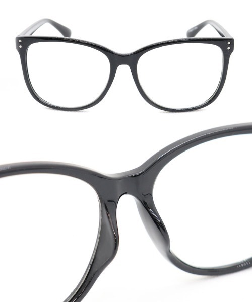 DONOBAN(ドノバン)の「【UVカット率 99%以上】 ボスリントンビッグフレームメガネ(メガネ・レディース・クリアブラウン/ブラウン系その他/ブラック/ブラック系その他・ONESIZE)」の15枚目の写真