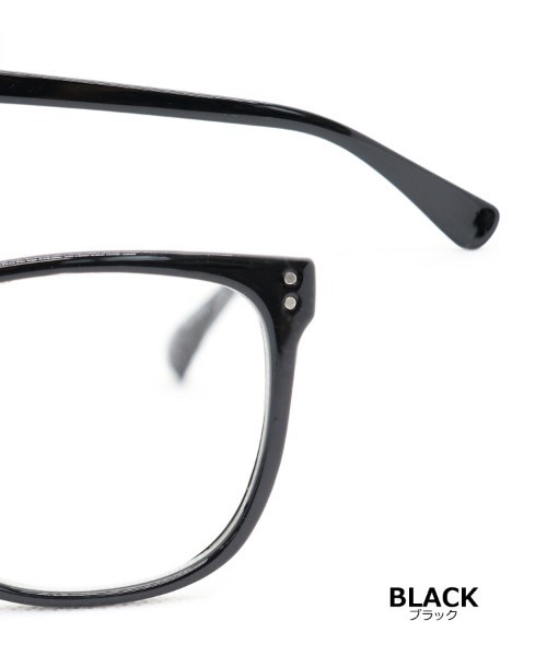 DONOBAN(ドノバン)の「【UVカット率 99%以上】 ボスリントンビッグフレームメガネ(メガネ・レディース・クリアブラウン/ブラウン系その他/ブラック/ブラック系その他・ONESIZE)」の21枚目の写真