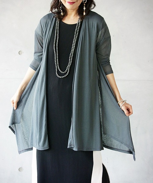 スリットシアーカーディガン（カーディガン/ボレロ）｜OTONA（オトナ） 5,359円