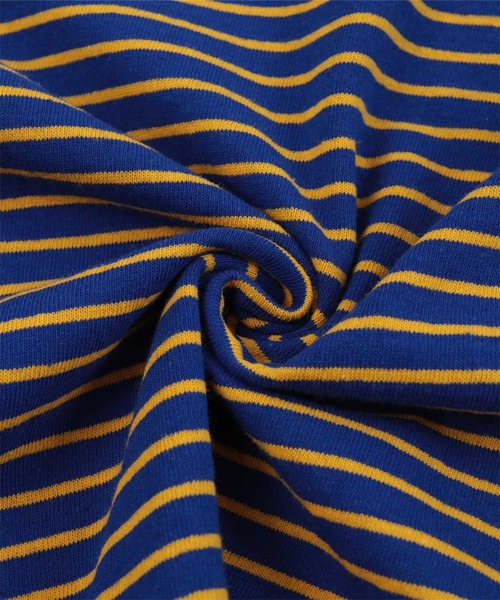 miette（ミエット）の「スリットスリーブボーダーTシャツ（Tシャツ/カットソー・レディース・ブルー/ピンク/ブラック/オフホワイト・FREE）」の16枚目の写真