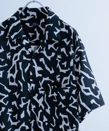ITEMS URBANRESEARCH | ジオメトリックプリントオープンカラー半袖シャツ(シャツ/ブラウス)