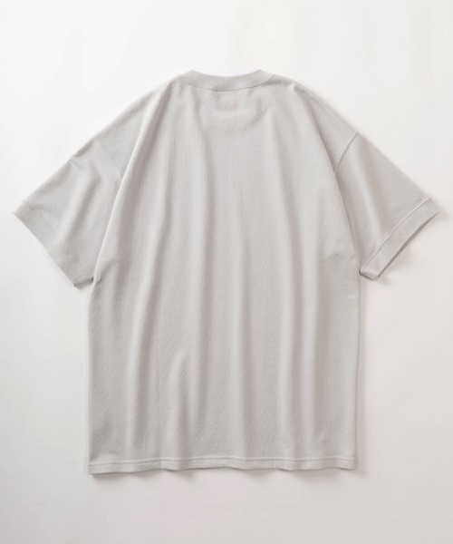 Lee（リー）の「【Lee/リー】 ワンポイントロゴ刺繍 ビッグシルエット半袖Tシャツ/半袖スウェットT（Tシャツ/カットソー・レディース・ホワイト/ブラック/ネイビー/グレー・M/L/XL）」の5枚目の写真