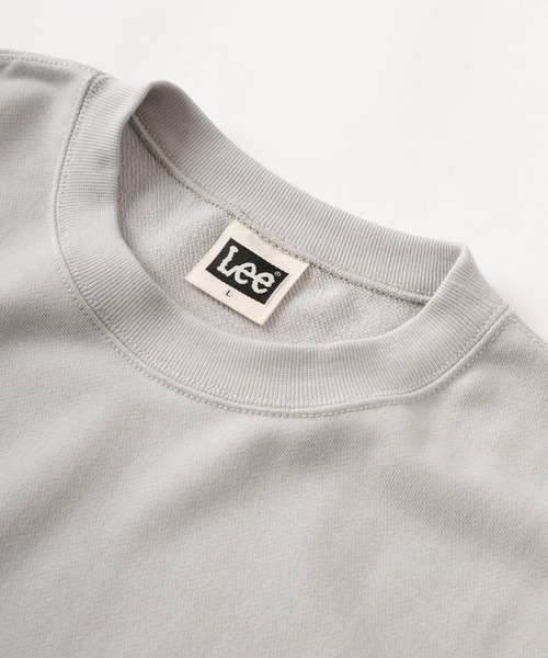 Lee（リー）の「【Lee/リー】 ワンポイントロゴ刺繍 ビッグシルエット半袖Tシャツ/半袖スウェットT（Tシャツ/カットソー・レディース・ホワイト/ブラック/ネイビー/グレー・M/L/XL）」の6枚目の写真