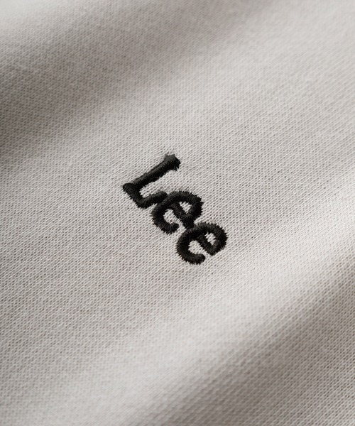 Lee（リー）の「【Lee/リー】 ワンポイントロゴ刺繍 ビッグシルエット半袖Tシャツ/半袖スウェットT（Tシャツ/カットソー・レディース・ホワイト/ブラック/ネイビー/グレー・M/L/XL）」の10枚目の写真
