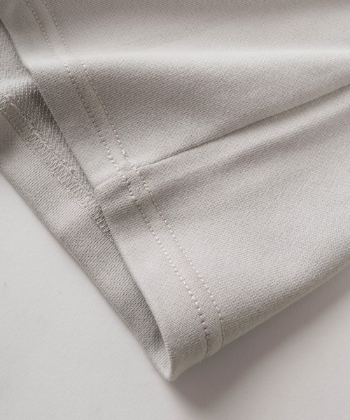 Lee（リー）の「【Lee/リー】 ワンポイントロゴ刺繍 ビッグシルエット半袖Tシャツ/半袖スウェットT（Tシャツ/カットソー・レディース・ホワイト/ブラック/ネイビー/グレー・M/L/XL）」の9枚目の写真