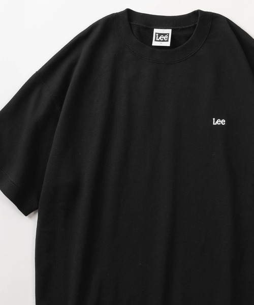 Lee（リー）の「【Lee/リー】 ワンポイントロゴ刺繍 ビッグシルエット半袖Tシャツ/半袖スウェットT（Tシャツ/カットソー・レディース・ホワイト/ブラック/ネイビー/グレー・M/L/XL）」の13枚目の写真