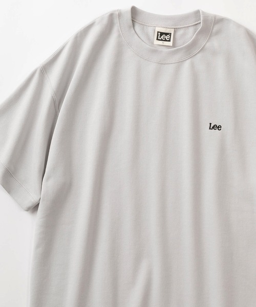Lee（リー）の「【Lee/リー】 ワンポイントロゴ刺繍 ビッグシルエット半袖Tシャツ/半袖スウェットT（Tシャツ/カットソー・レディース・ホワイト/ブラック/ネイビー/グレー・M/L/XL）」の14枚目の写真