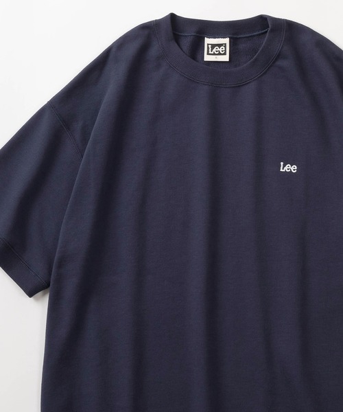 Lee（リー）の「【Lee/リー】 ワンポイントロゴ刺繍 ビッグシルエット半袖Tシャツ/半袖スウェットT（Tシャツ/カットソー・レディース・ホワイト/ブラック/ネイビー/グレー・M/L/XL）」の15枚目の写真