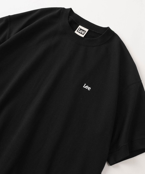 Lee（リー）の「【Lee/リー】 ワンポイントロゴ刺繍 ビッグシルエット半袖Tシャツ/半袖スウェットT（Tシャツ/カットソー・レディース・ホワイト/ブラック/ネイビー/グレー・M/L/XL）」の17枚目の写真