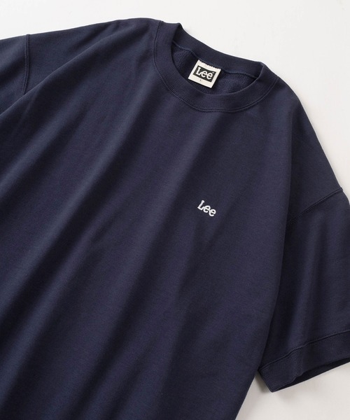 Lee（リー）の「【Lee/リー】 ワンポイントロゴ刺繍 ビッグシルエット半袖Tシャツ/半袖スウェットT（Tシャツ/カットソー・レディース・ホワイト/ブラック/ネイビー/グレー・M/L/XL）」の19枚目の写真