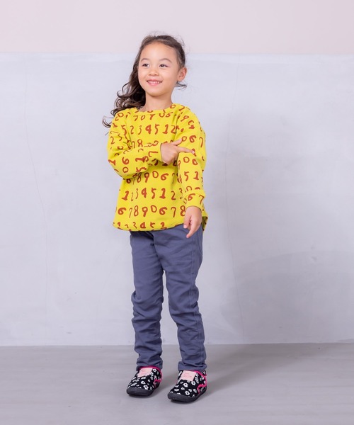 MARKEY'S（マーキーズ）の「ソウガラカットソー（80～130cm）（Tシャツ/カットソー・キッズ・イエロー/ストライプ/チェック/レッド/ブラック/グレー・80/90/95/100/110/120/130）」の9枚目の写真