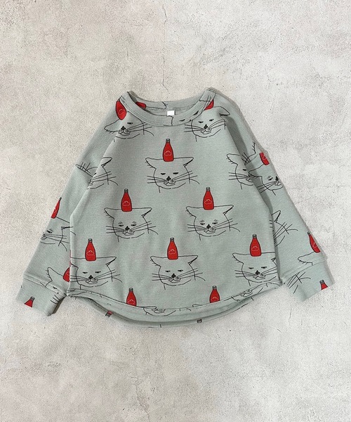 MARKEY'S（マーキーズ）の「ソウガラカットソー（80～130cm）（Tシャツ/カットソー・キッズ・イエロー/ストライプ/チェック/レッド/ブラック/グレー・80/90/95/100/110/120/130）」の14枚目の写真