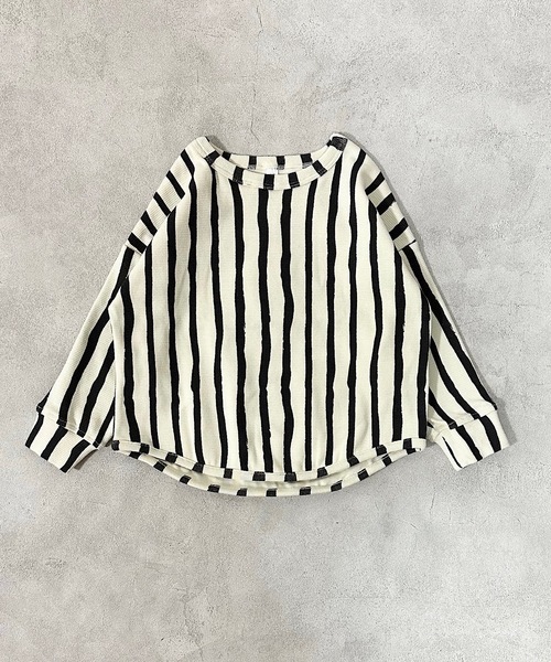 MARKEY'S（マーキーズ）の「ソウガラカットソー（80～130cm）（Tシャツ/カットソー・キッズ・イエロー/ストライプ/チェック/レッド/ブラック/グレー・80/90/95/100/110/120/130）」の17枚目の写真