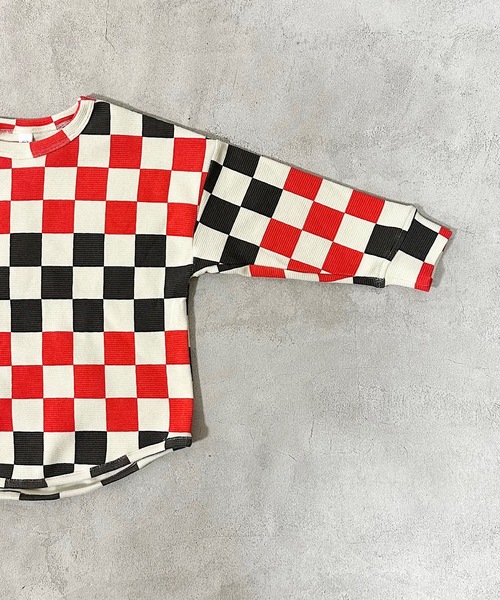 MARKEY'S（マーキーズ）の「ソウガラカットソー（80～130cm）（Tシャツ/カットソー・キッズ・イエロー/ストライプ/チェック/レッド/ブラック/グレー・80/90/95/100/110/120/130）」の20枚目の写真