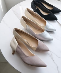 FRANCOIS VILLON バイカラー パンプス FRANÇOIS VILLON レディース ヒールパンプス 小さいサイズ