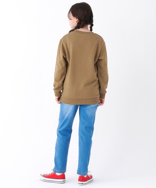 KRIFF MAYER Kid's Collection（クリフメイヤーキッズコレクション）の「《WEB限定》裏毛キャンプラビットクルー（スウェット・キッズ・グリーン/ネイビー/グレー/ブラウン/ワインレッド・120/140/160/130/150/170）」の8枚目の写真