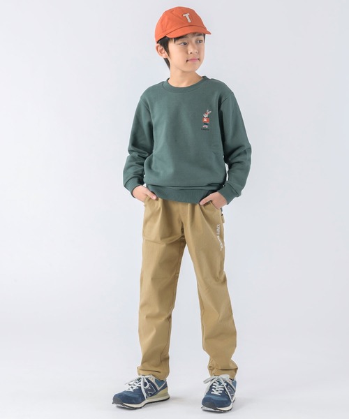 KRIFF MAYER Kid's Collection（クリフメイヤーキッズコレクション）の「《WEB限定》裏毛キャンプラビットクルー（スウェット・キッズ・グリーン/ネイビー/グレー/ブラウン/ワインレッド・120/140/160/130/150/170）」の12枚目の写真