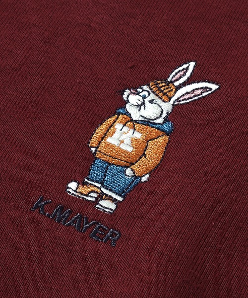 KRIFF MAYER Kid's Collection（クリフメイヤーキッズコレクション）の「《WEB限定》裏毛キャンプラビットクルー（スウェット・キッズ・グリーン/ネイビー/グレー/ブラウン/ワインレッド・120/140/160/130/150/170）」の22枚目の写真