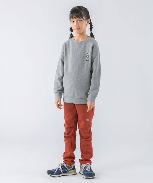 KRIFF MAYER Kid's Collection（クリフメイヤーキッズコレクション）の「《WEB限定》裏毛キャンプラビットクルー（スウェット・キッズ・グリーン/ネイビー/グレー/ブラウン/ワインレッド・120/140/160/130/150/170）」の15枚目の写真