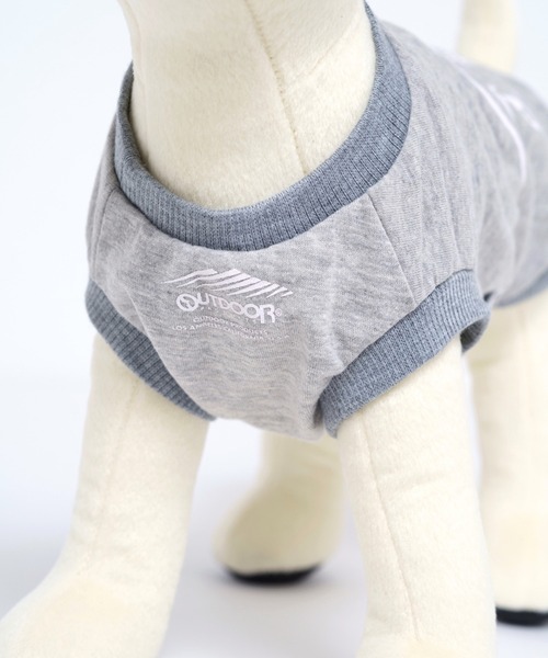 OUTDOOR PRODUCTS（アウトドアプロダクツ）の「【OUTDOOR PRODUCTS/アウトドアプロダクツ】 ＤＯＧブランドロゴプリントＴシャツ（グレー） ドッグウェア　ペットグッズ（ペットウェア・メンズ・グレー・2号/約3号/4号）」の3枚目の写真